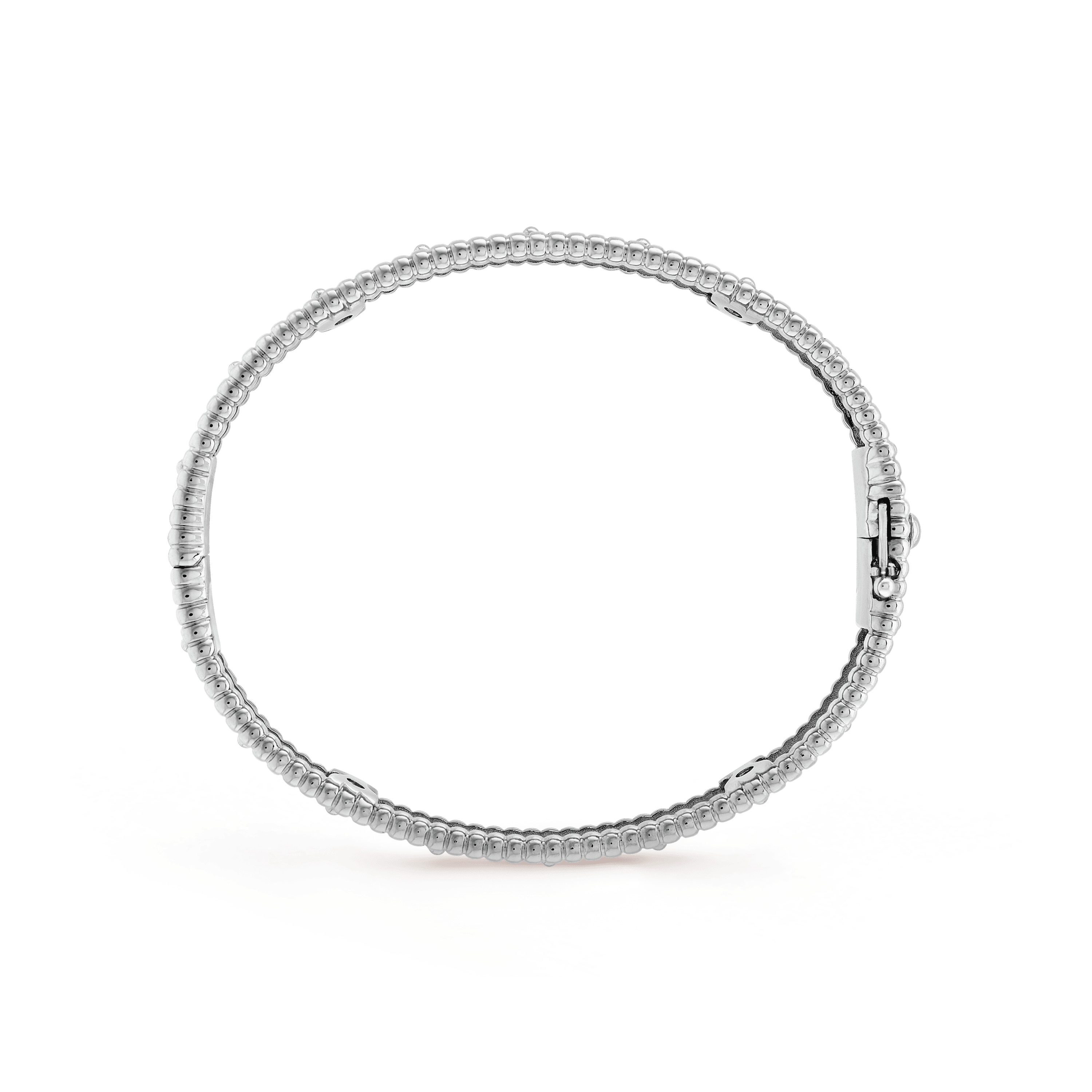 18K Celestial Perl̩e Clovers Bracelet