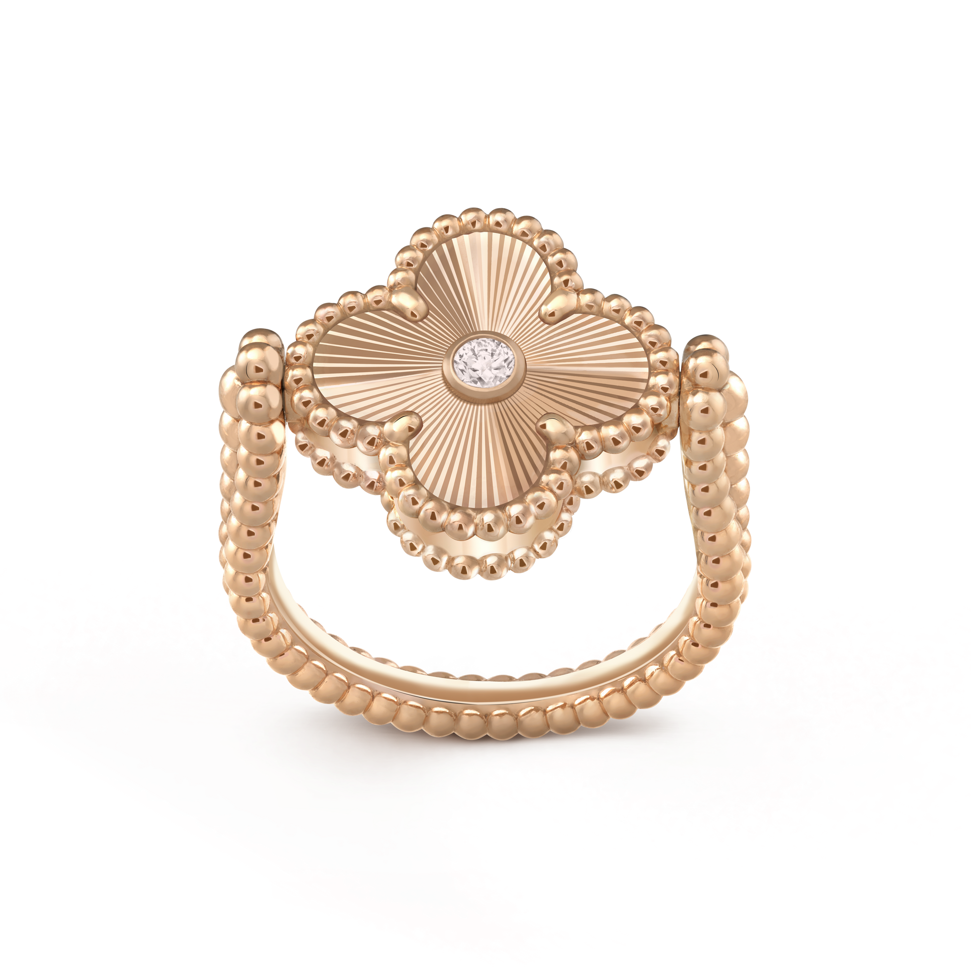 18K Celestial Vintage Alhambra Reversible Ring