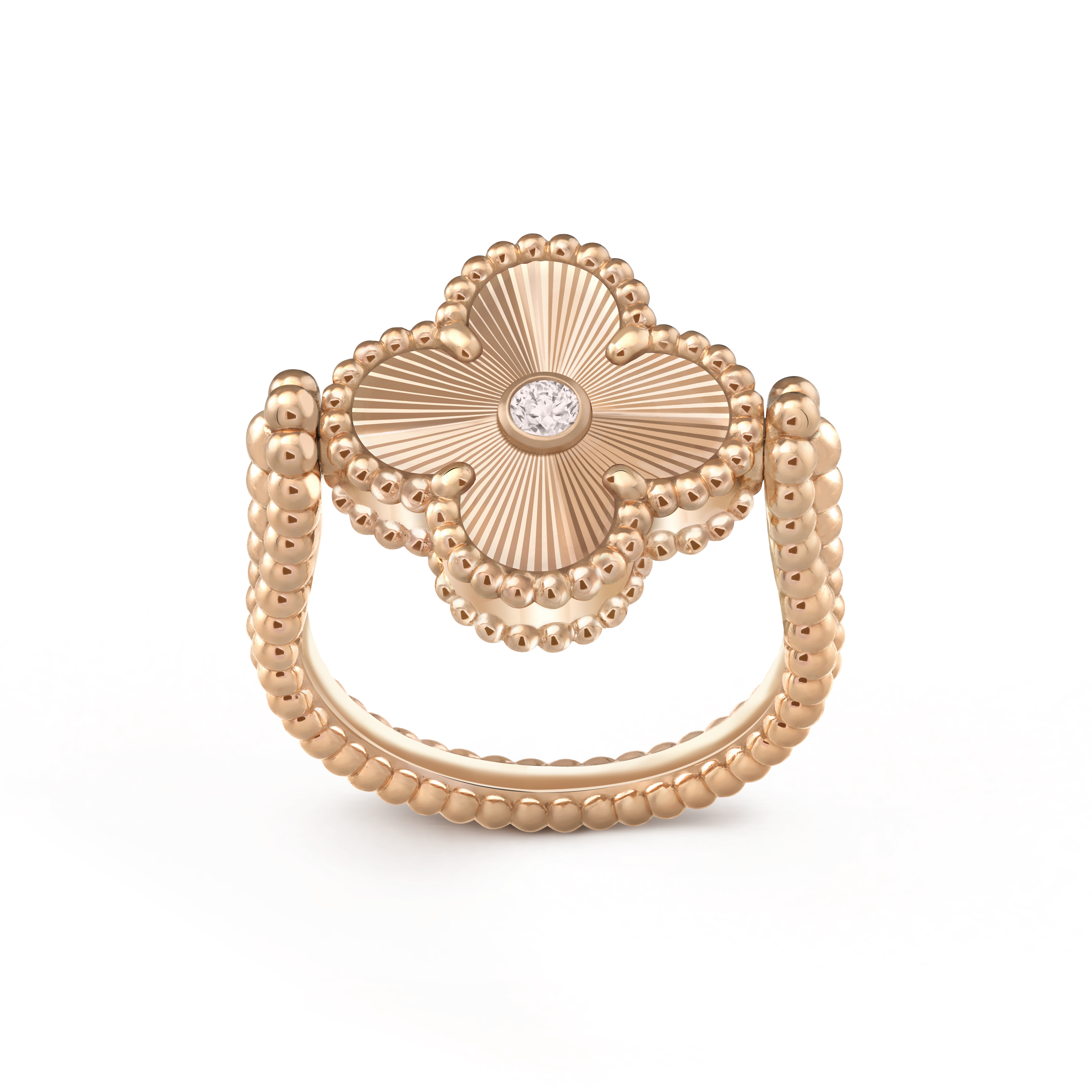 18K Celestial Vintage Alhambra Reversible Ring