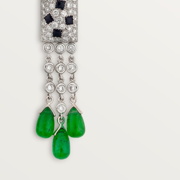 18K Celestial Panth̬re De Diamond Earrings