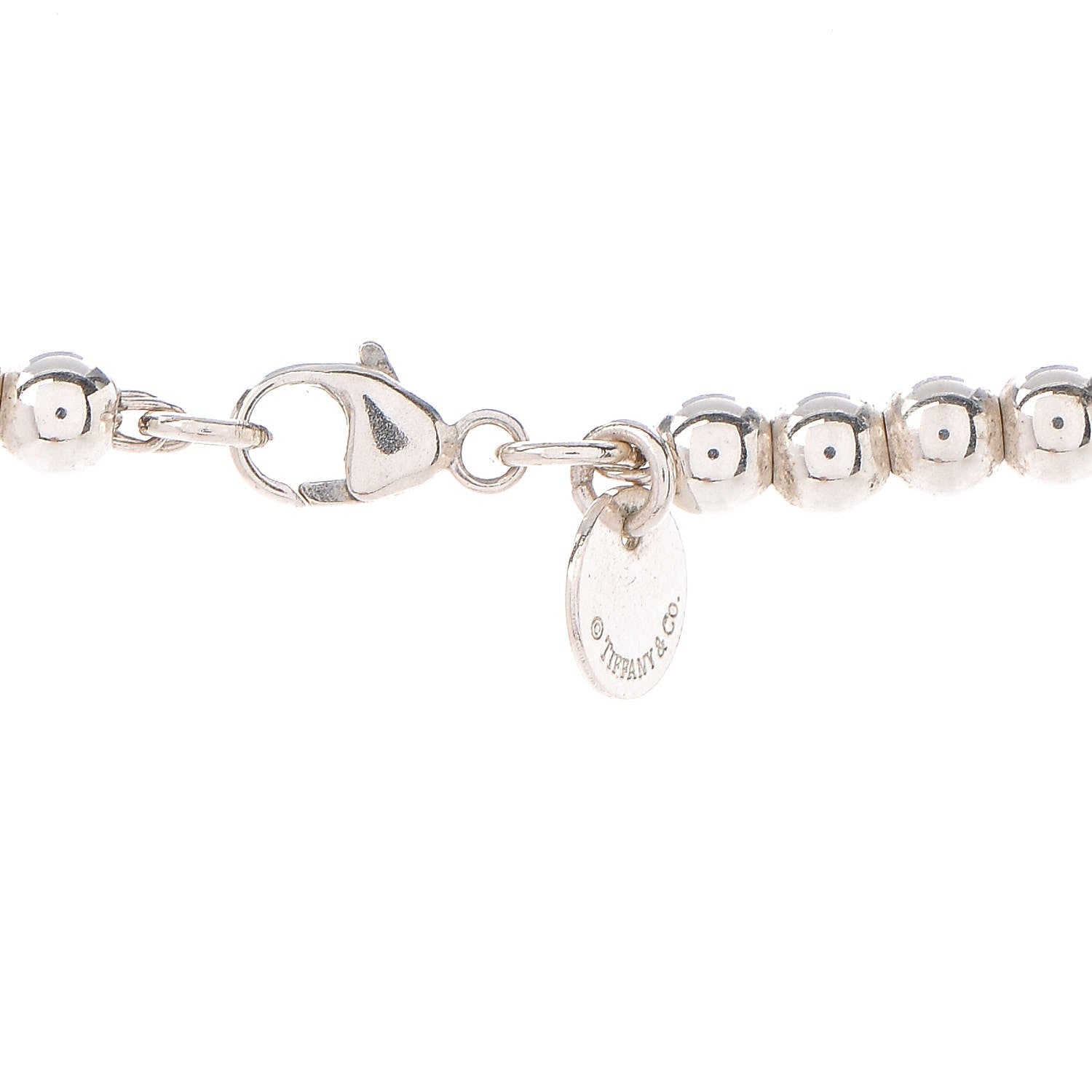 18K Celestial Return to T Heart Tag Bead Necklace