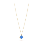 18K Celestial Magic Alhambra Agate Clover Necklace