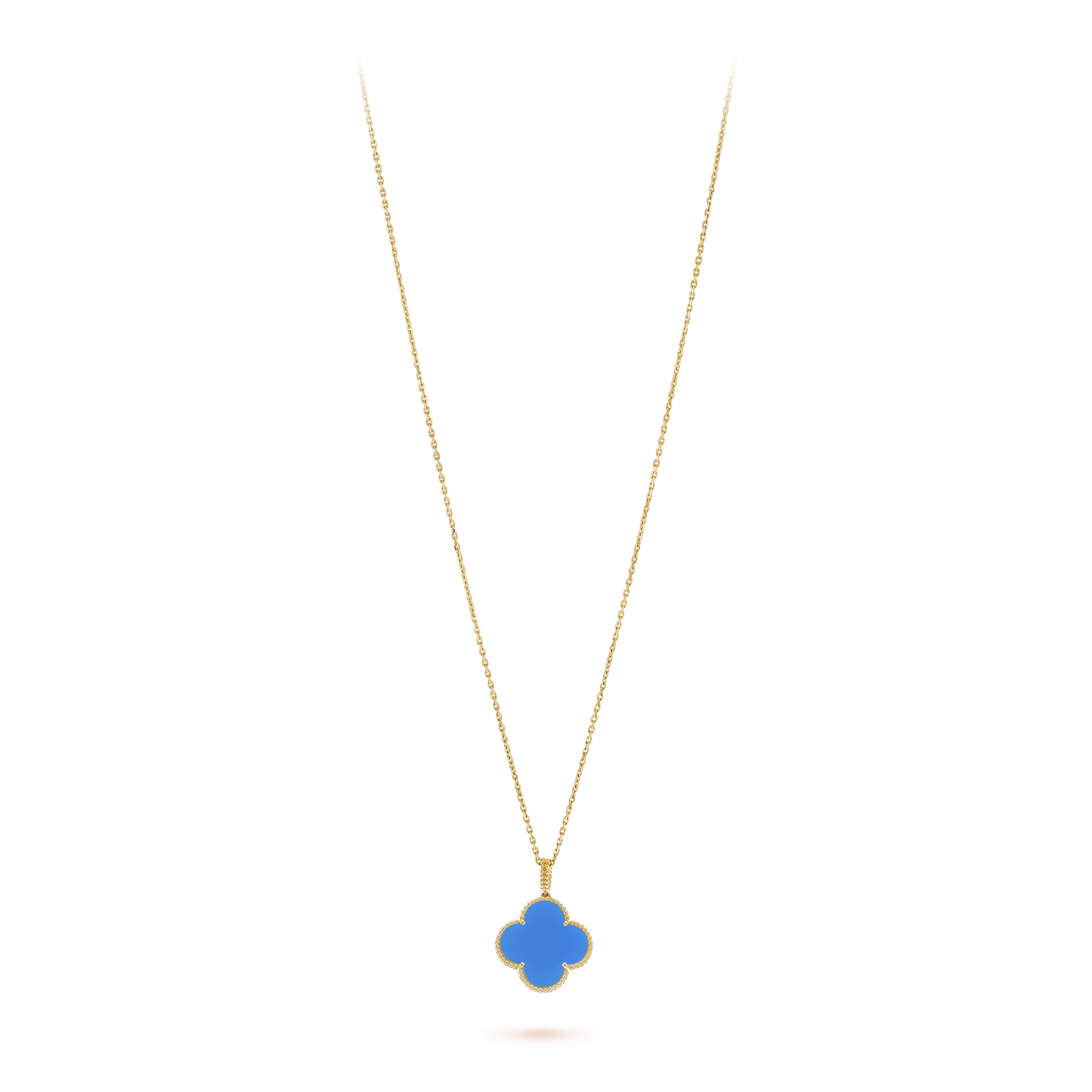 18K Celestial Magic Alhambra Agate Clover Necklace