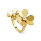 18K Frivole Between the Finger Ring