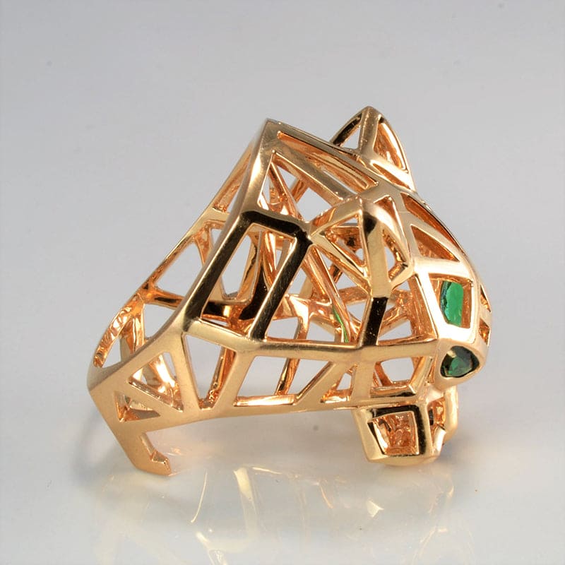 18K Celestial Panth̬re De Ring