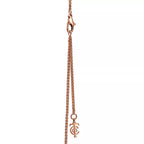 18K Celestial T Keys Woven Pink Diamonds Medium Necklace