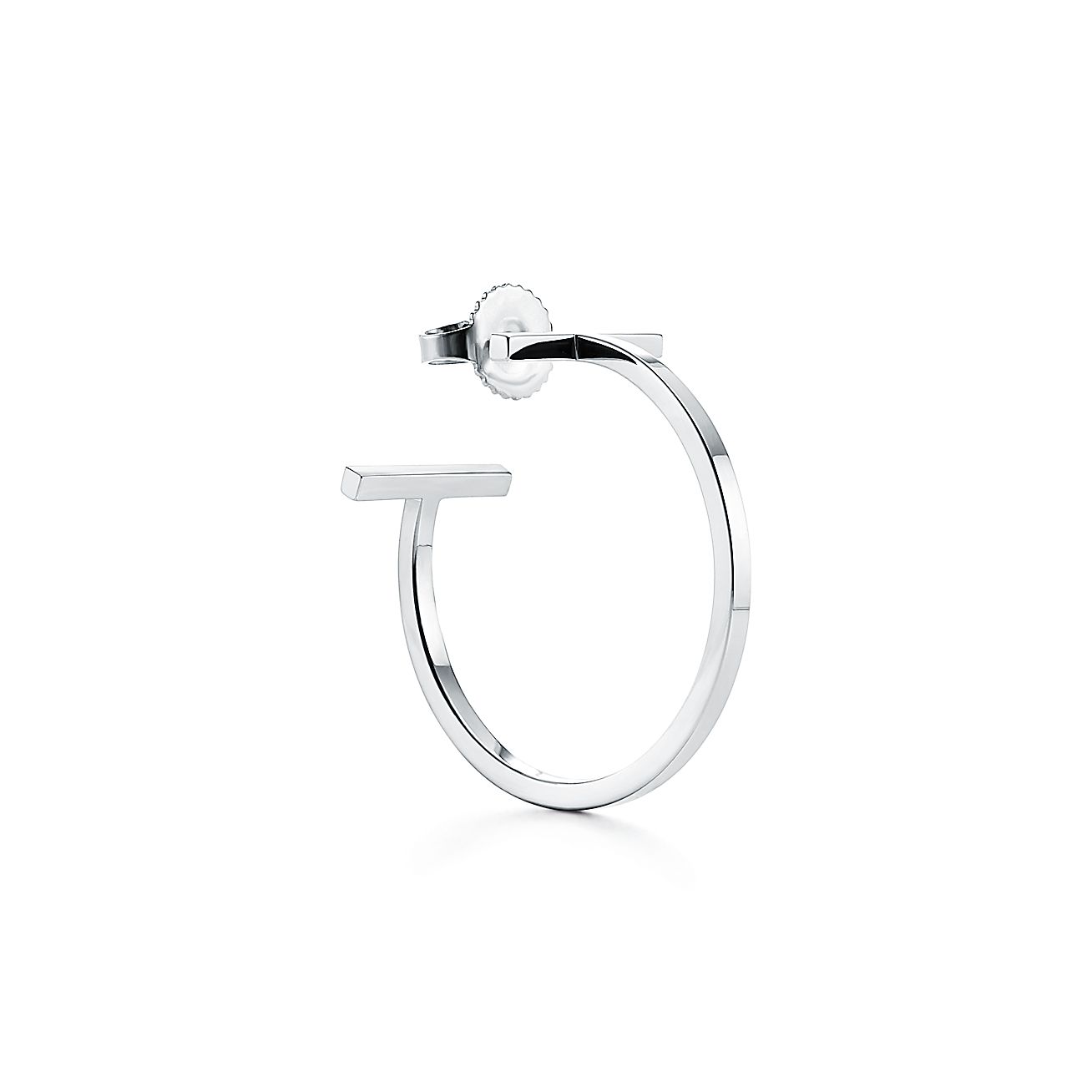 18K Celestial T Hoop Earrings