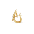 18K Celestial Two Butterfly Turquoise Earrings