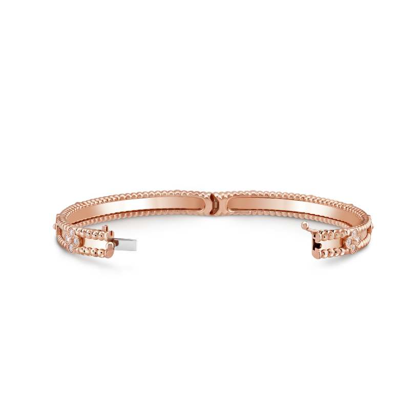 18K Celestial Perl̩e Sweet Clovers Small Bracelet