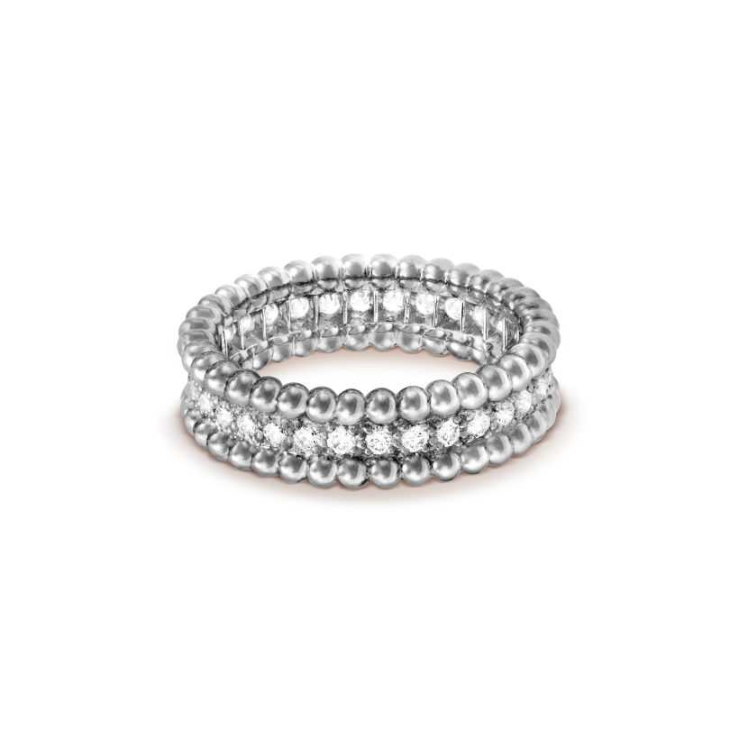 18K Celestial Perl̩e Diamonds Ring