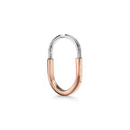 18K Celestial T Lock Diamond Earrings