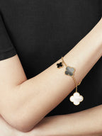 18K Celestial Magic Alhambra Five Motifs Clover Bracelet