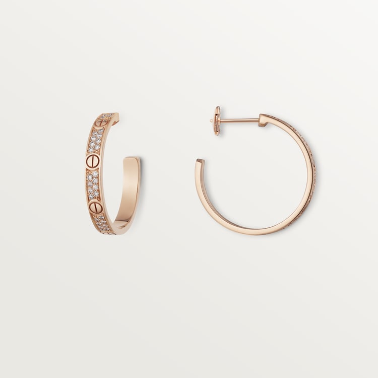 18K Celestial Love Pave Diamonds Earrings