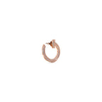 18K Celestial T T1 Open Hoop Rose Gold Earrings