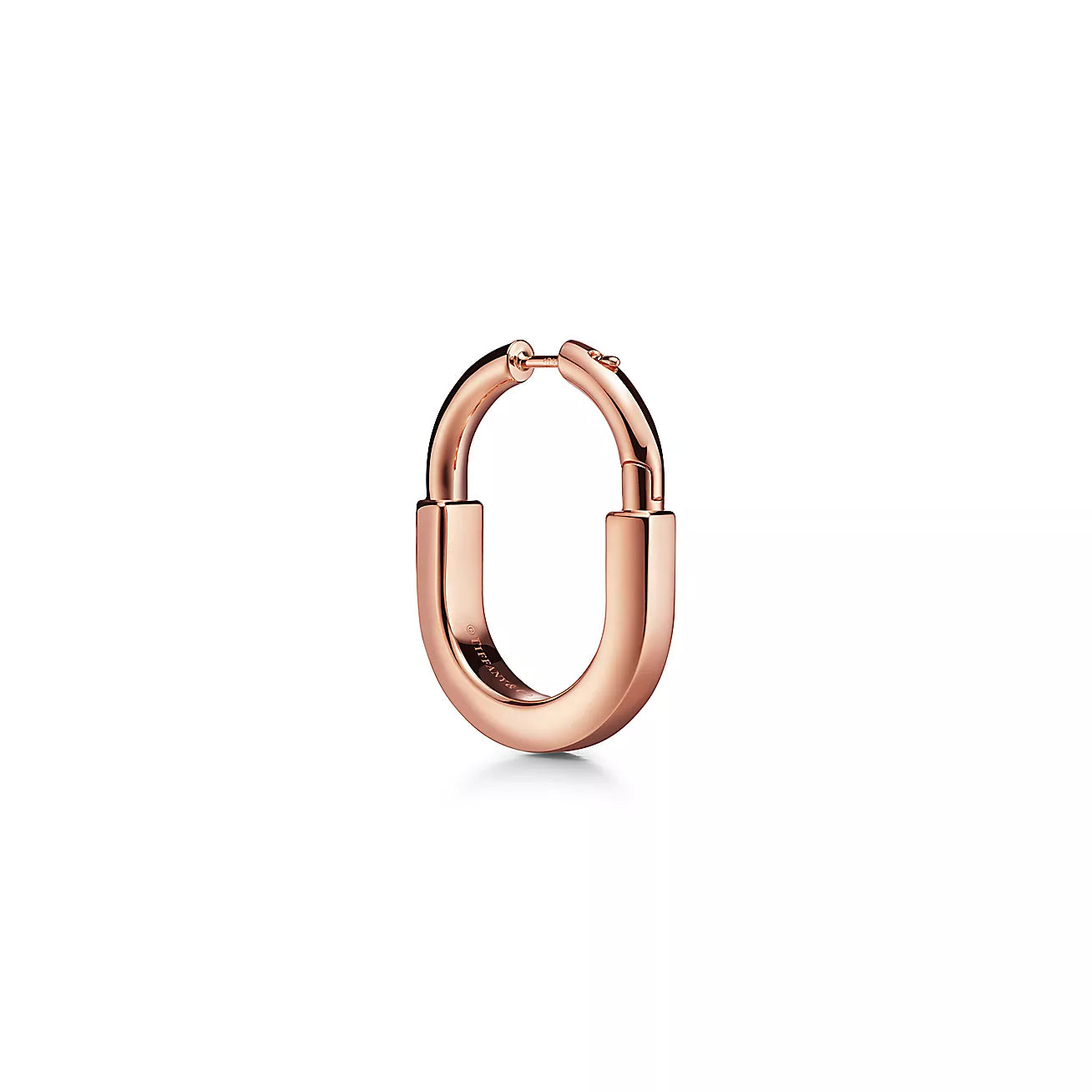 18K Celestial T Lock ROSÌä Edition Medium Earrings