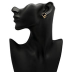 18K Celestial Vintage Alhambra Black Earrings