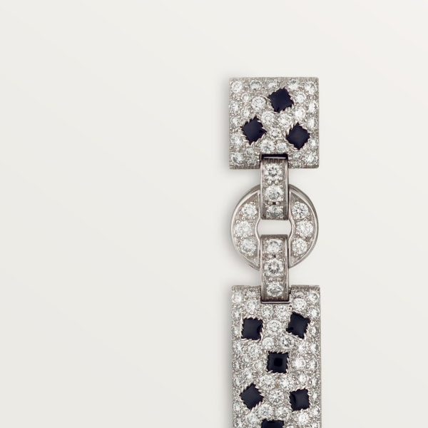 18K Celestial Panth̬re De Diamond Earrings
