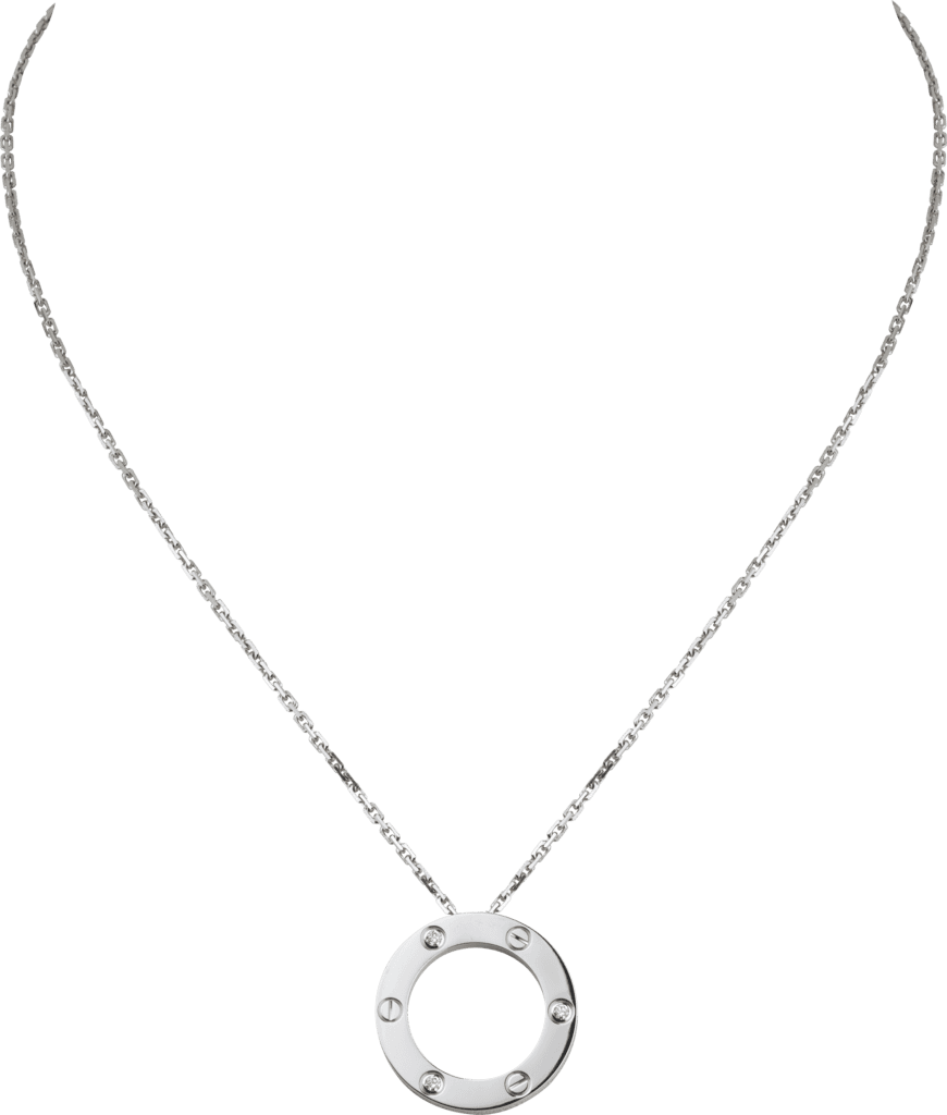 18K Celestial Love Diamond-Paved Necklace