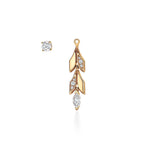 18K Celestial T Victoria Vine Convertible Drop Earrings