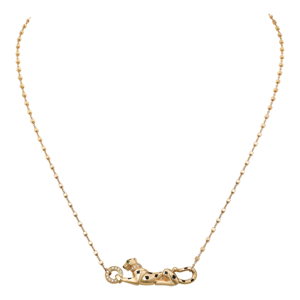18K Celestial Panth̬re De Diamond Necklace
