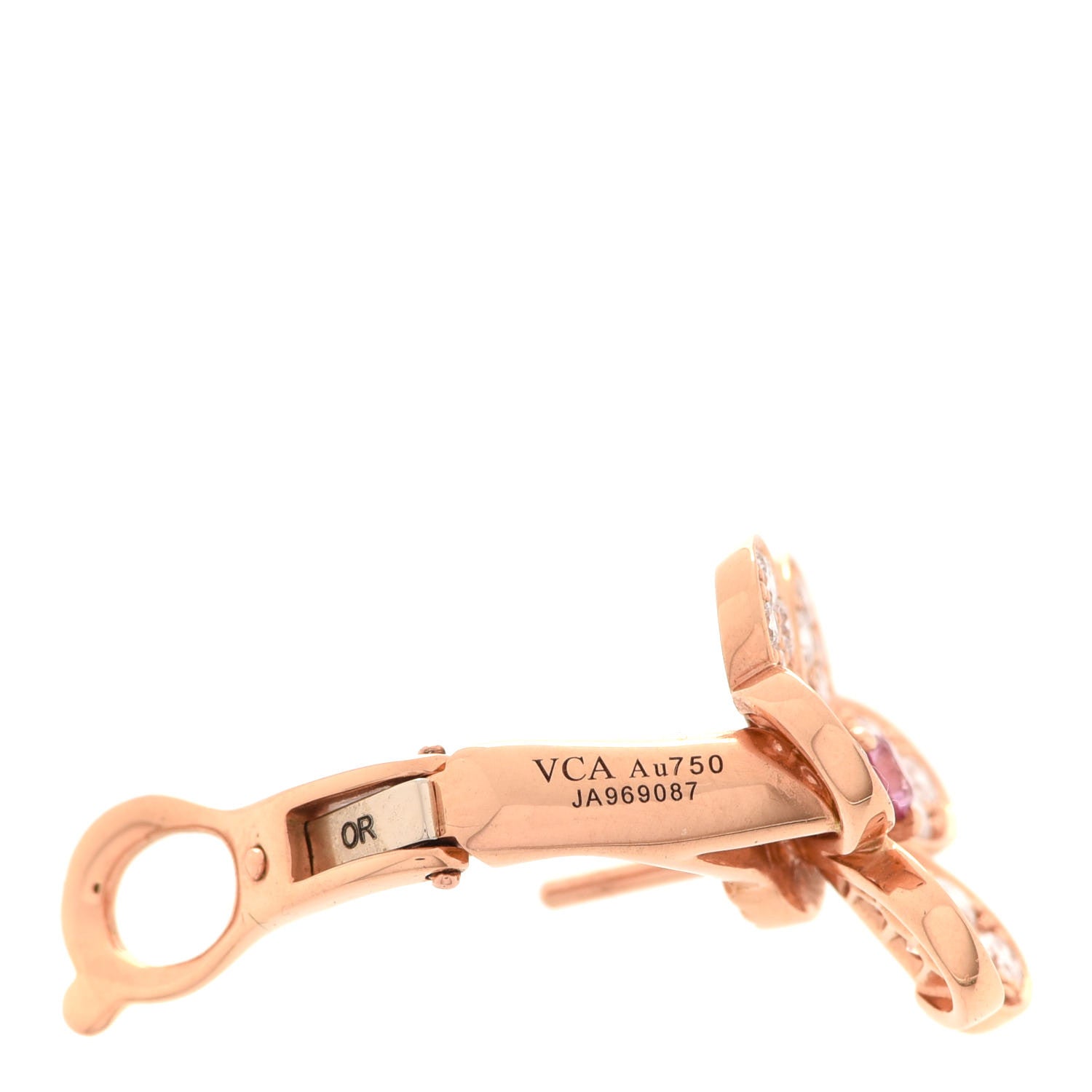 18k Celestial Frivole Pink Sapphire Earrings