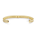 18K Celestial Perl̩e Diamonds One Row Bracelet