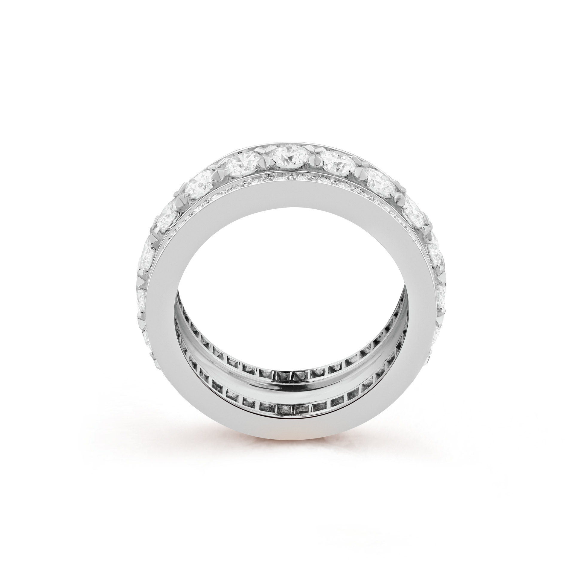 18K Celestial Enlacement Wedding Ring