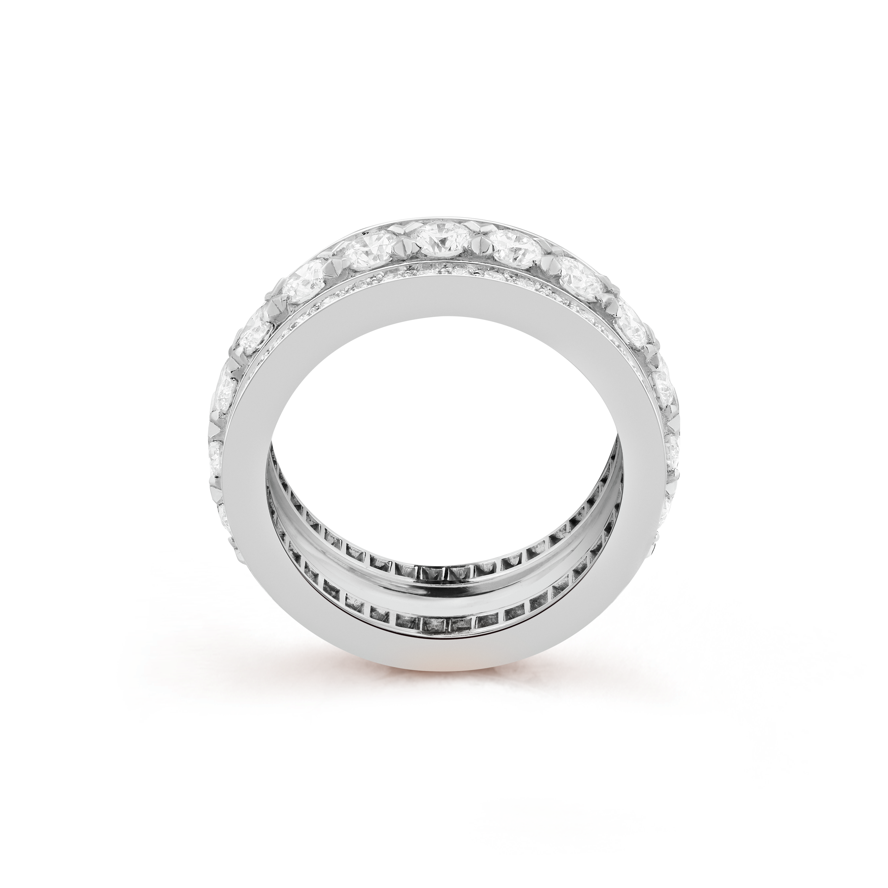 18K Celestial Enlacement Wedding Ring