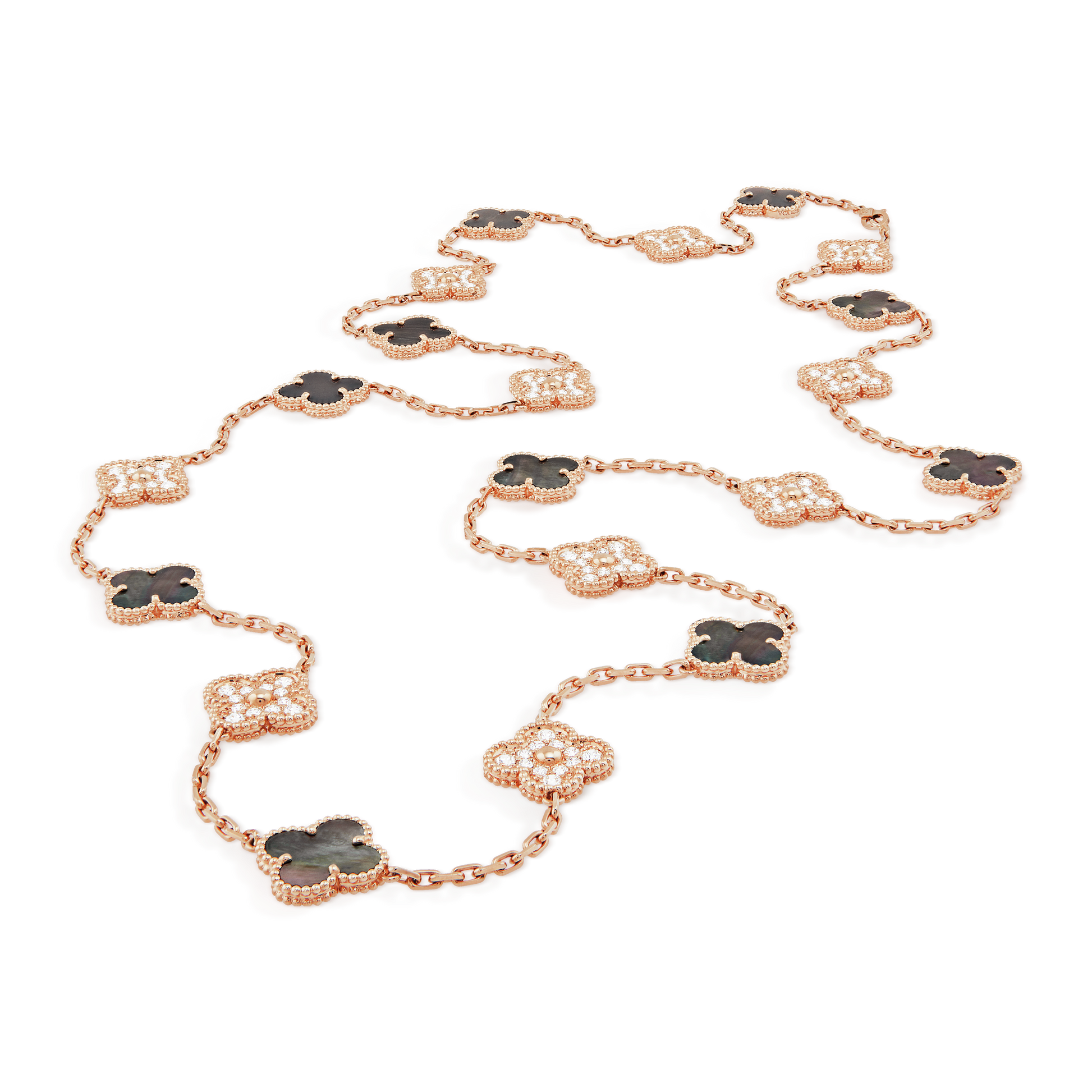 18K Celestial Vintage Alhambra 20 Motifs Long Necklace