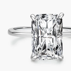 Classic Rectangular Cut CZ Ring – 925 Sterling Silver