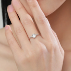 Elegant Rectangle CZ Finger Ring – 925 Sterling Silver