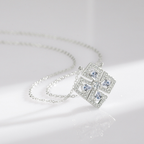 Elegant Water Drop CZ Necklace – Classic 925 Sterling Silver Jewelry
