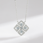 Elegant Water Drop CZ Necklace – Classic 925 Sterling Silver Jewelry