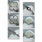 18K Celestial Vintage Alhambra Pearl 10 Motifs Necklace