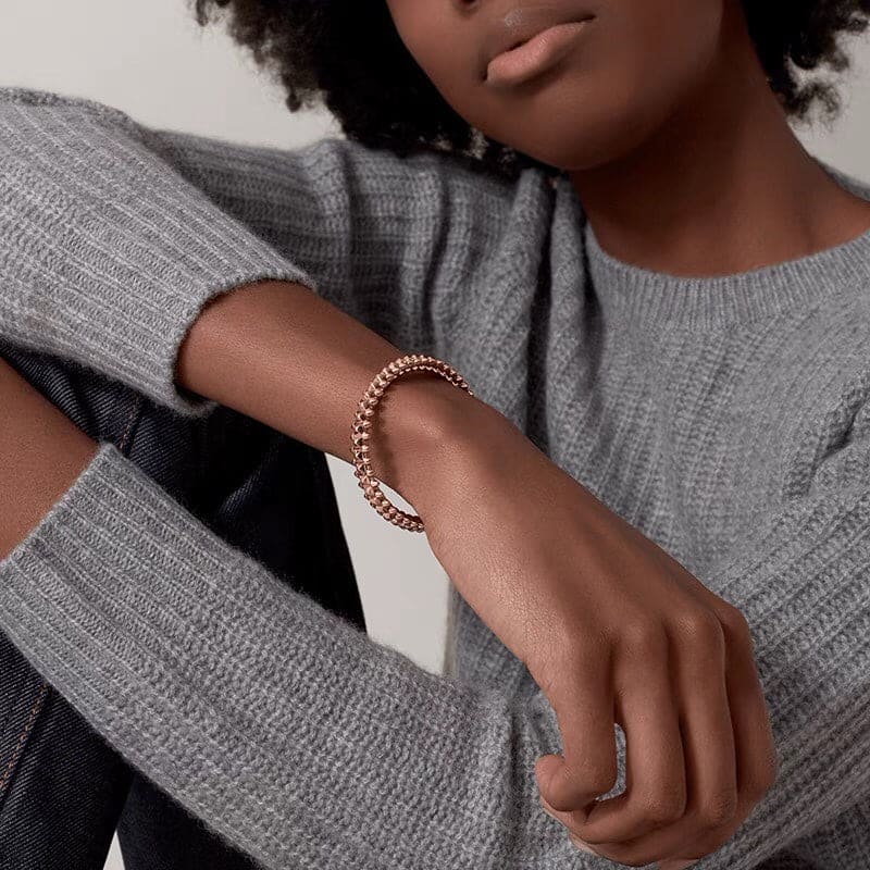 18K Celestial White Gold Clash De Bracelet