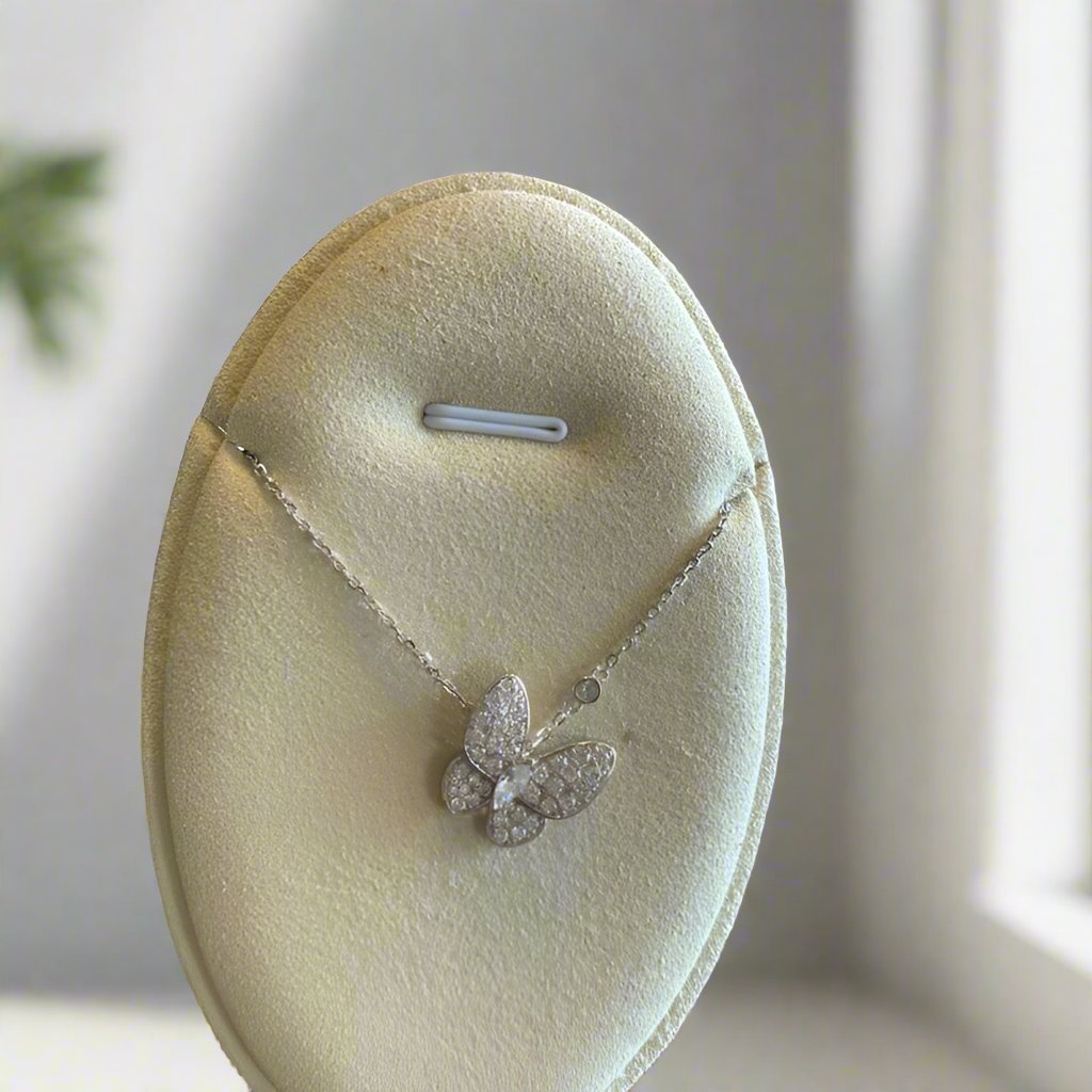 18K Celestial Two Butterfly Necklace