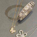 18K Celestial Two Butterfly Necklace