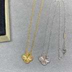 18K Celestial Vintage Alhambra Pendant Clover Necklace