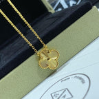 18K Celestial Vintage Alhambra Pendant Clover Necklace