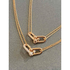 18K Celestial T HardWear Double Link Necklace