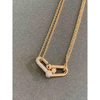 18K Celestial T HardWear Double Link Necklace