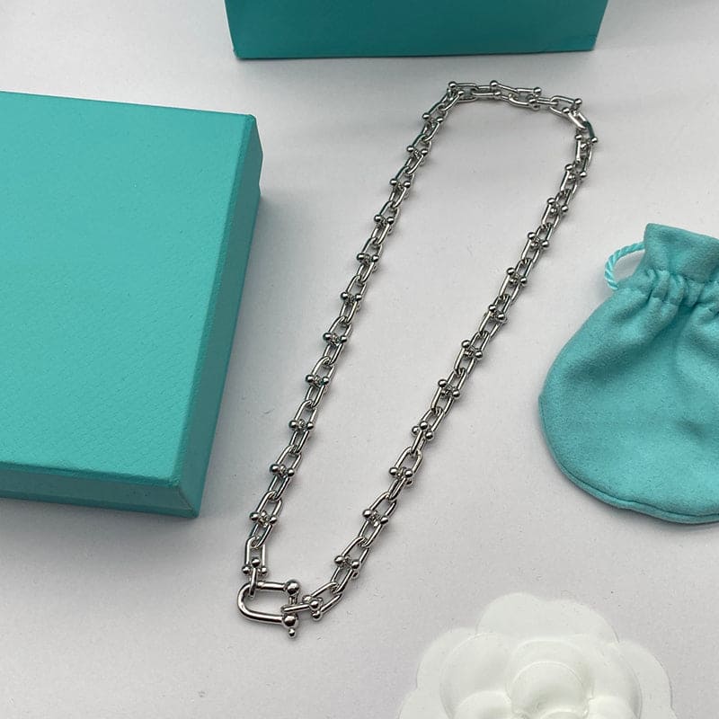 Hard Celestial Wear Graduated Link Necklaces