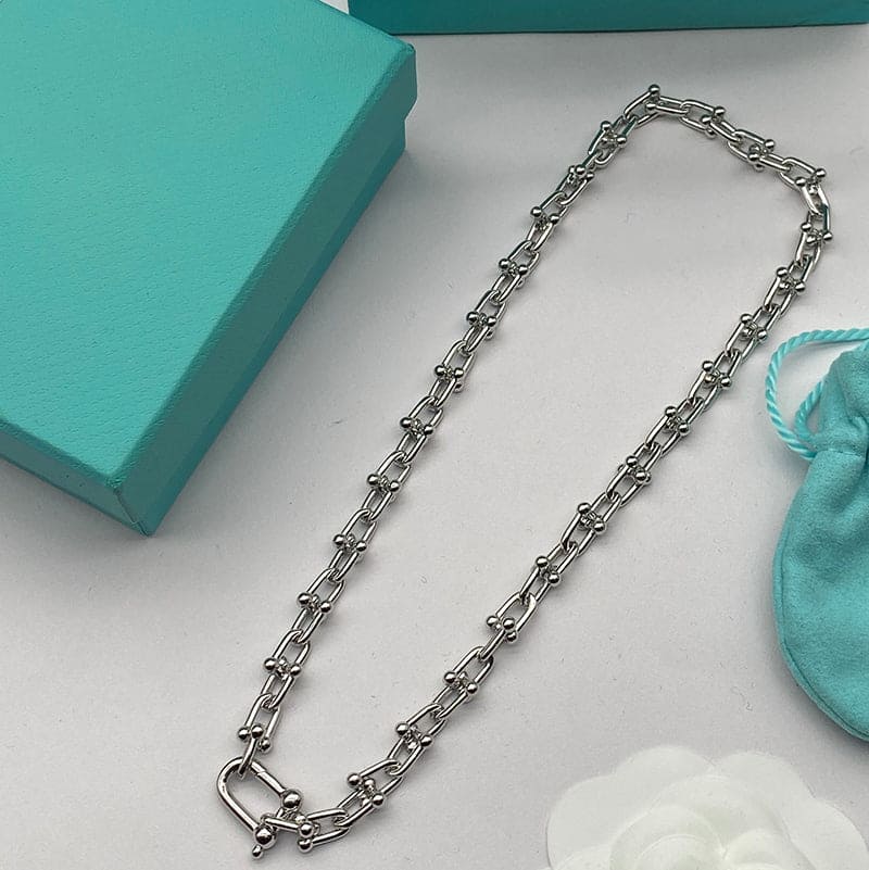 Hard Celestial Wear Graduated Link Necklaces