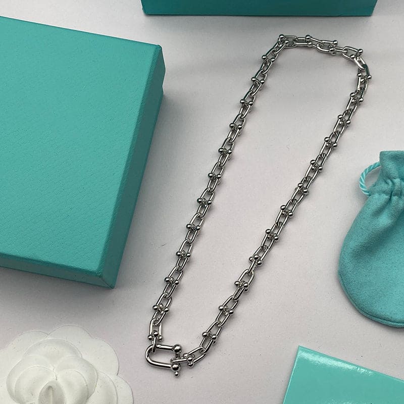 Hard Celestial Wear Graduated Link Necklaces