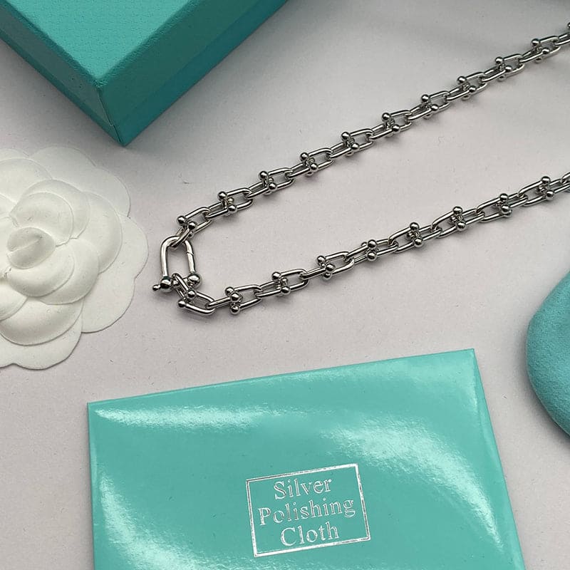 Hard Celestial Wear Graduated Link Necklaces