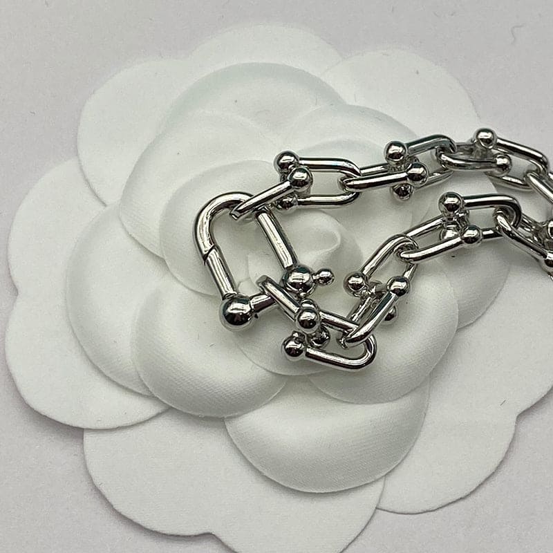Hard Celestial Wear Graduated Link Necklaces