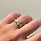 18K Celestial White Gold Victoria Vine Ring