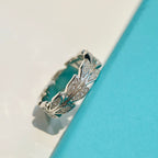 18K Celestial White Gold Victoria Vine Ring