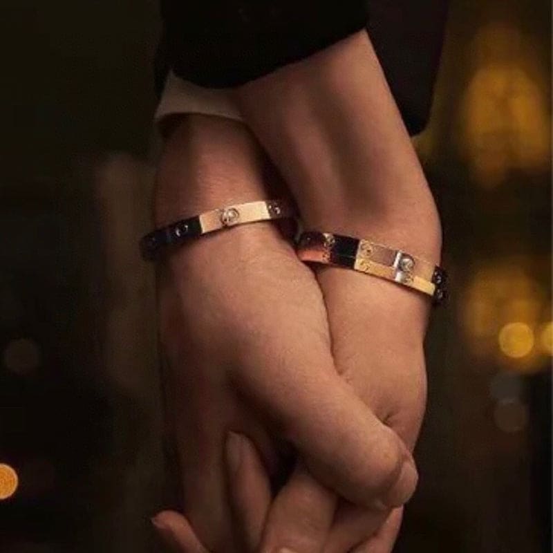 18K Celestial Four Diamonds Love Bracelet