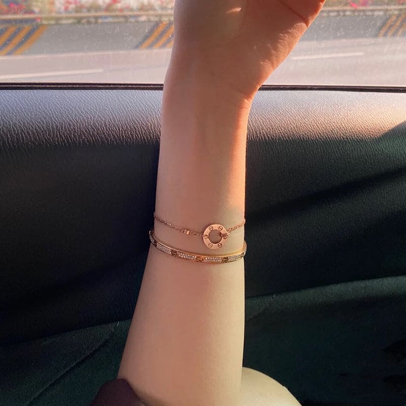 18K Celestial Love Diamonds Small Bracelet